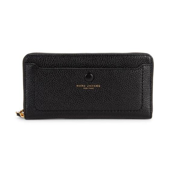 Marc Jacobs Empire City Zip-Around Long Wallet Black NWT* - Picture 1 of 6